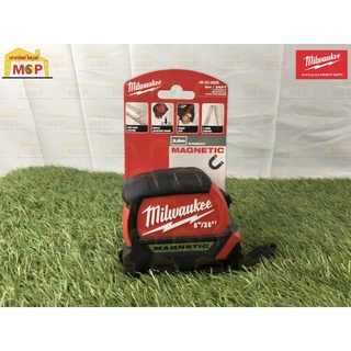 Milwaukee ตลับเมตรรุ่น COMPACT MAGNETIC 8 เมตร/26 ฟุต 48-22-0626