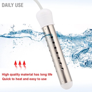 Daily Use 2500W Immersion Heater Stainless Steel Electric Water Heating Rod for Home Use AU Plug 220V