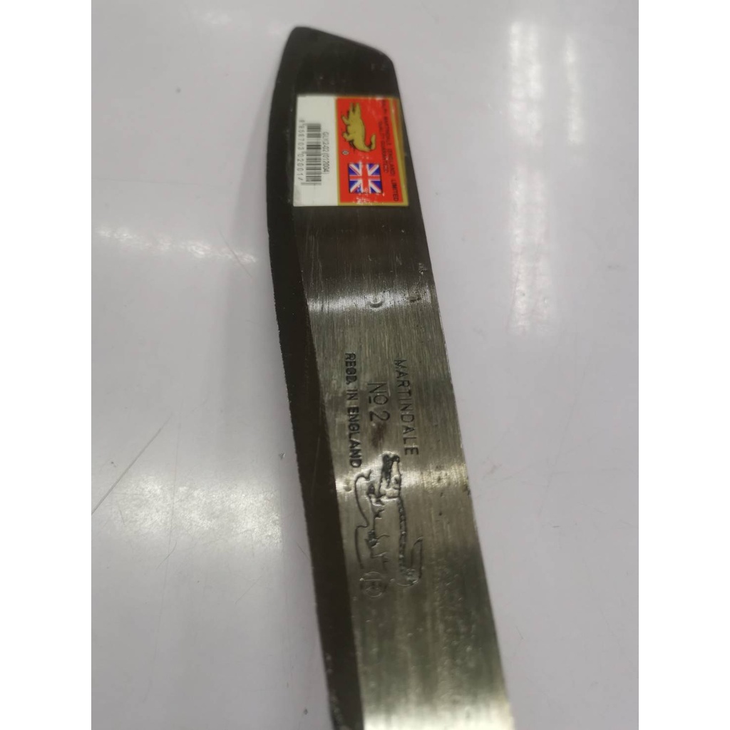 มีดเดินป่า GOLOK No.2 เปิดหน้าป่า ขนาด 12นิ้ว สันมีดหนา 4.5mm ลับคมแล้ว ตราจระเข้ จาก ประเทศอังกฤษ RALPH MARTINDALE - รูปที่ 3