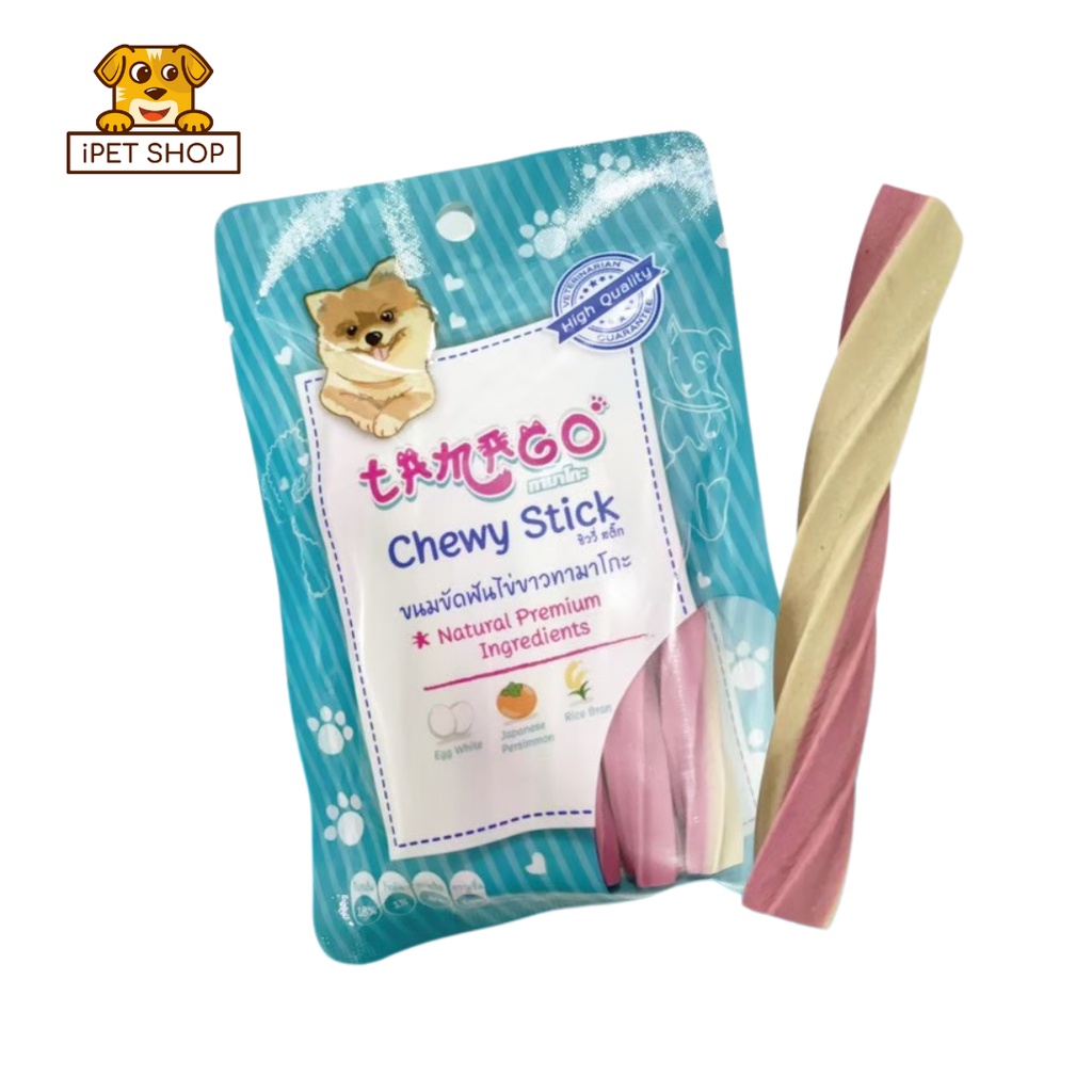 Tamago Chewy Stick ขนมขัดฟันสุนัข ขนมสุนัข ขนมหมา  ทามาโกะ ชิววี่ สติ๊ก 6 ซอง
