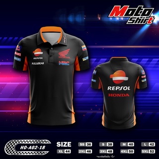 MOTOSHIRT เสื้อโปโล HONDA HO-A02-18