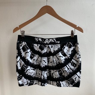 กระโปรง Zara Printed Mini Skirt