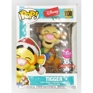 Funko Pop Disney Holiday - Tigger [มีขน] #1130 (กล่องมีตำหนินิดหน่อย)