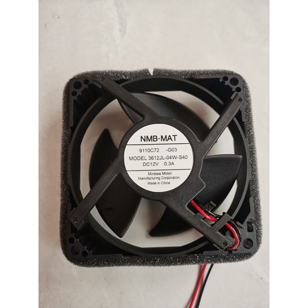 12V 3612JL-04W-S40 NMB-MAT รุ่น 0.3A พัดลมระบายความร้อน ttb10