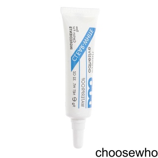 [HCLM] Eyelash Adhesive White Glue Water Low Anaphylaxis Allergy Individual Strip False Fake Lash Long Lasting