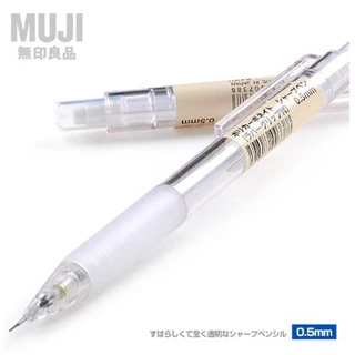 MUJI ดินสอกดมูจิ แบบใส ขนาด 0.5 MM ราคาเท่ามูจิ ปากกาคุณภาพดี ราคาไม่แพง