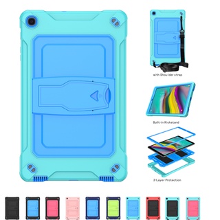 Shockproof Case For Samsung Galaxy Tab A 8.0 T290 T295 T297 2019 Tab A 10.1 T510 T515 2019 Tab A7 10.4 T500 T505 T507 2020 Heavy-duty Anti-drop Business Type Horizontal Bracket Hard Plastic Soft Silicone Tablet Protective Case Cover