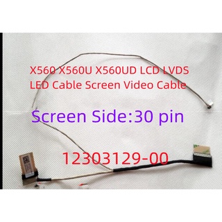 ใหม่ สายเคเบิลหน้าจอ LCD LVDS LED 30pin สําหรับ ASUS X560 X560U X560UD 12303129-00