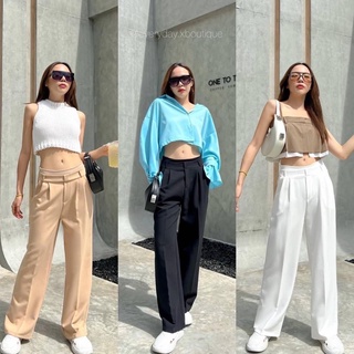 Must have📍Diana pants🔥(430฿ฟรีส่ง) พร้อมส่งแตกๆๆ!! กางเกงที่กำลังฮิตติดเทรนสุดๆในตอนนี้ กิมมิกคือด้านในเป็นขอบผ้ายืด