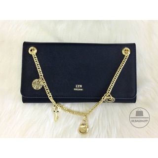 LYN Praline Wallet On Chain (outlet) สีกรม