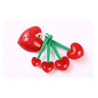 ชุดช้อนตวงพร้อมที่แยกไข่(หัวใจแดง)-พร้อมส่ง