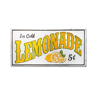 ป้ายเหล็กปั๊มนูน Lemonade (Lemonade Metal Sign)