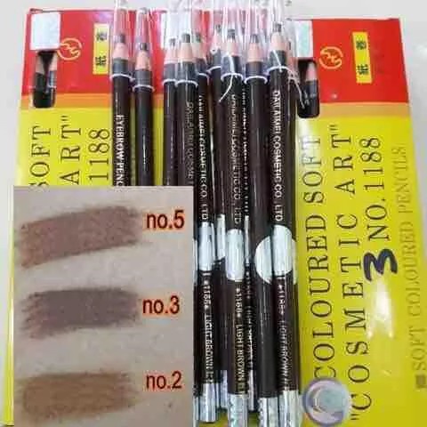 1แท่ง คิ้วเชือก ดินสอเขียนคิ้วแบบเชือกดึง 1188 ของแท้ Eyebrow Pencil มี 3เบอร์ให้เลือก ดินสอเขียนคิ้ว
