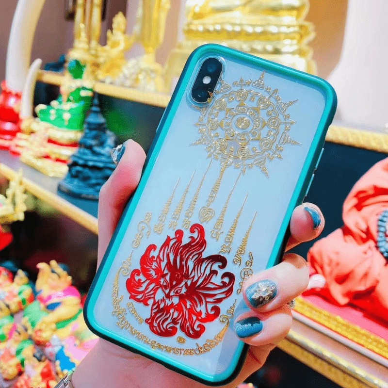 พร้อมส่ง!! สติกเกอร์ยันต์ ยันต์โลหะ ยันต์มงคล ยันต์ เสริมเสน่ห์ เมตตาโชคลาภ  ติดมือถือ ติดคอม ติดโทรศัพท์ ทอง เงิน (03ST