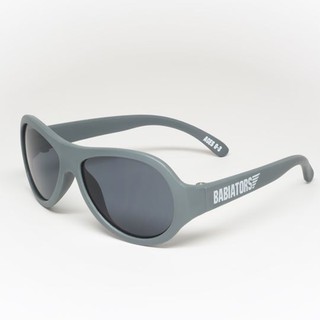 Babiators แว่นกันแดดสำหรับเด็กอายุ 0-2,3-5 ปี รุ่น Original Aviators สีเทา