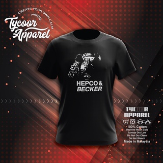 เสื้อยืด ผ้าฝ้าย 100% พิมพ์ลาย HEPCO &amp; BECKER พรีเมี่ยม