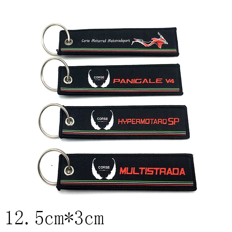 พวงกุญแจรถจักรยานยนต์แท็กกุญแจ Ducati PANIGALE V4 MULTISTRADA HYPERMDTARD SP พวงกุญแจ