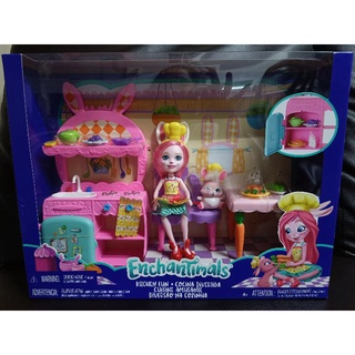 Enchantimals รุ่น Kitchen Fun กล่องใหญ่มาก อปก.เพียบๆ ของแท้100%