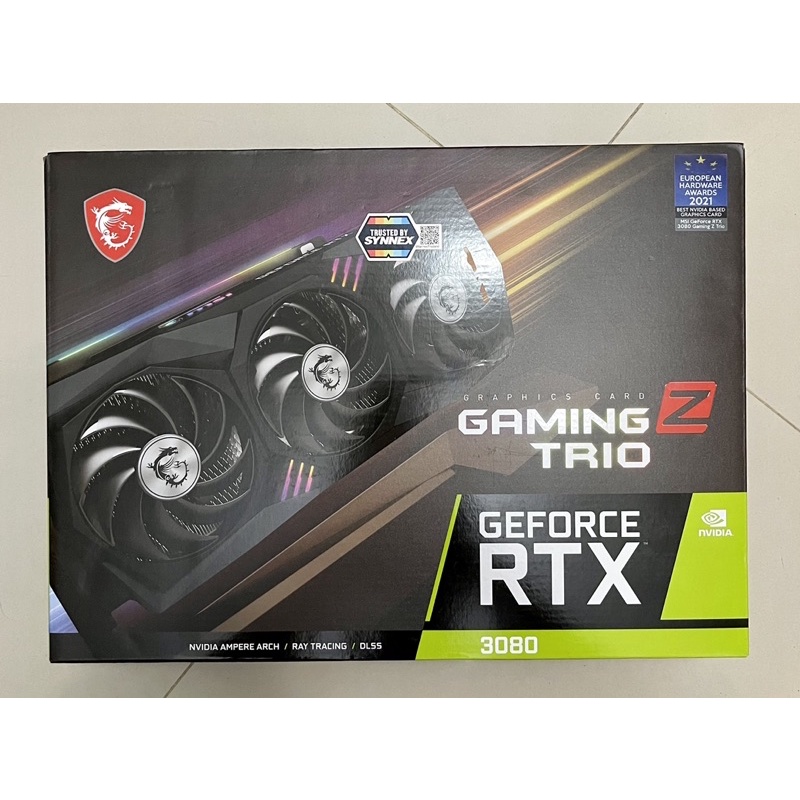 (ของใหม่) การ์ดจอ MSI RTX3080 LHR Gaming Z Trio !!