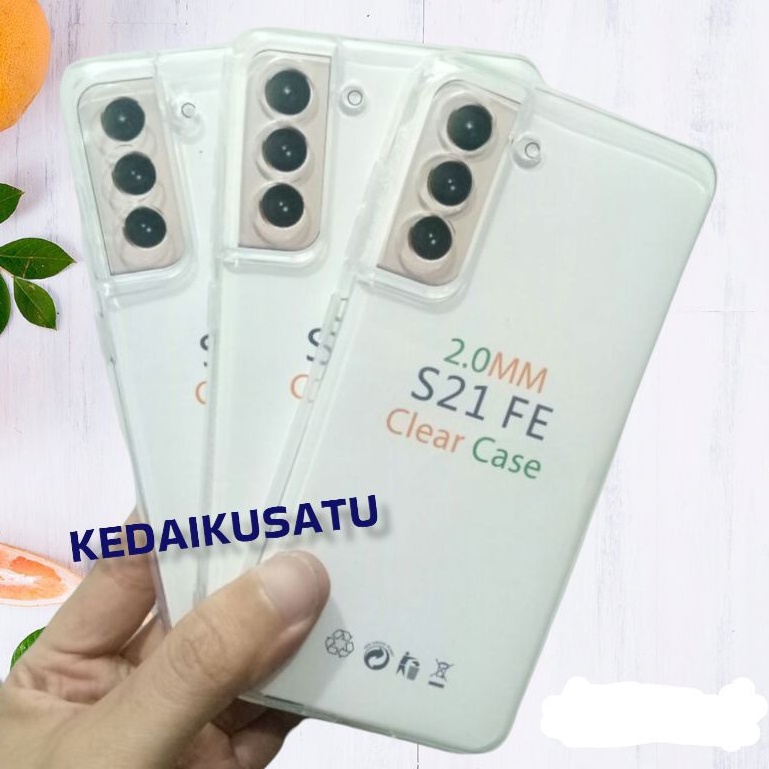 Samsung S21 FE 5G Case Clear Case HD 2mm Softcase Clear Transparent Anti-Fungus Samsung S21FE 5G