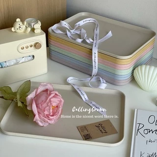 callingbrown [🧇พร้อมส่ง🧇] Home cafe ถาด รองอาหาร