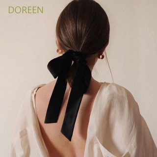 Doreen ยางมัดผมผ้ากํามะหยี่หลากสีสําหรับผู้หญิง