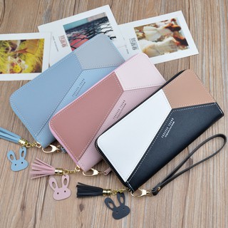 กระเป๋าสตางค์สุภาพสตรียาว คลัทช์ความจุขนาดใหญ่ Fashion Lady Wallet รุ่น (R1196)