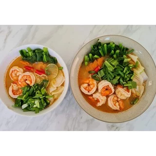 ราเมนต้มยำ อิจิบัน - Ichiban Tomyum Ramen (ราเมนเส้นสด-พร้อมซุป 1 เสิร์ฟ)
