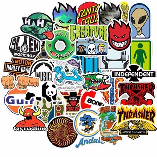 100Pcs/Set ❉ Funny Brand Logo Mixed Graffiti สติ๊กเกอร์ ❉ Waterproof DIY Fashion Decals Doodle สติ๊กเกอร์