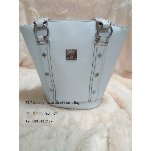MCM แท้  MCM  bucket bag (used)