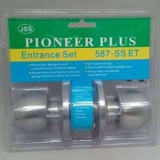 ลูกบิด ลูกบิดห้องนอน ลูกบิดห้องน้ำ Pioneer Plus แบบมีกุญแจ/ไม่มีกุญแจ