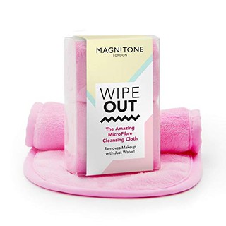 Magnitone London Wipeout the Amazing Microfibre Makeup Remover Cloth 2 ชิ้น/กล่อง