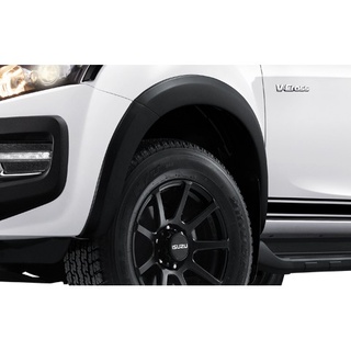 คิ้วล้อซุ้มล้อโป่งล้อ 6นิ้ว อีซูซุ ดีแม็ก Isuzu D-max 2012 2013 2014 2015 แบบเรียบ รุ่นสูง ดำด้าน