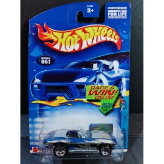 Hot Wheels Chevrolet Corvette 1963 แพ็คอินเตอร์งานเก่า Rare