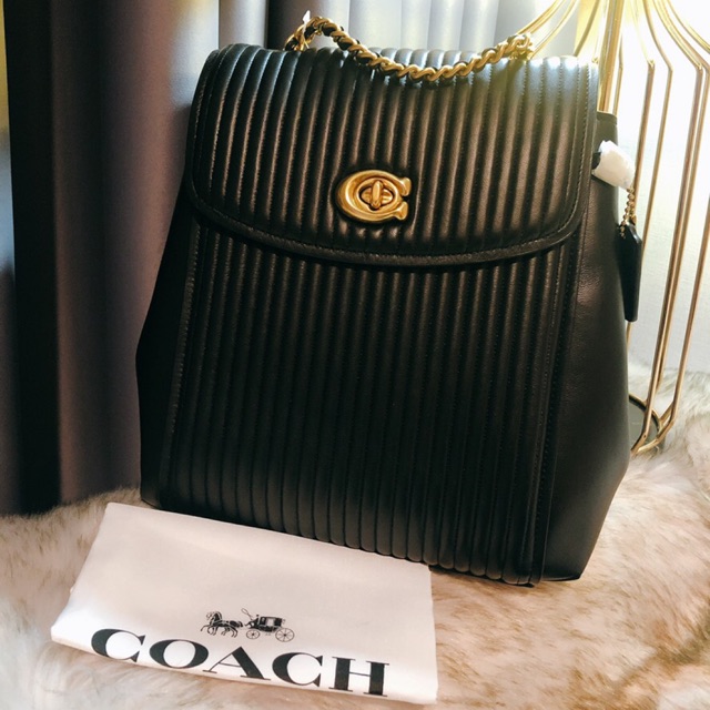 เป้ COACH Parker Convertible Backpack With Quilting