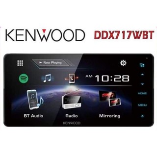 เครื่องเล่น2Dinติรถยนต์ KENWOOD​  DDX-717WBT