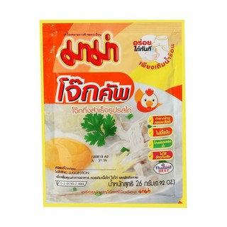 มาม่า โจ๊กกึ่งสำเร็จรูป (แบบซอง) รสไก่ 26 ก. แพ็ค 6 ซอง