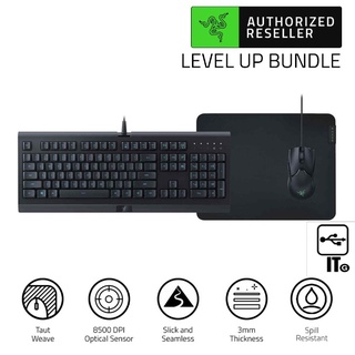 3 IN 1 RAZER LEVEL UP BUNDLE (CYNOSA LITE + GIGANTUS V2 + VIPER MINI) ชุดคีย์บอร์ดและเมาส์ ประกัน 2Y