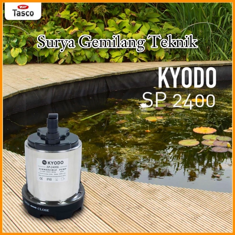 KYODO SP 2400 L ปั๊มจุ่ม SP 2400 Koi Pond Submersible Pump