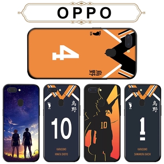 เคสโทรศัพท์มือถือลายการ์ตูน Haikyuu สําหรับ Oppo F11 A9 R9 F 1 Plus R9S R15 R17 Pro A1K A5 2020