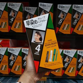 **ราคาส่ง Paon Seven-Eight Hair Color พาออน ครีมเปลี่ยนสีผม ปิดผมขาว ครีมย้อมญี่ปุ่น ครีมปิดผมขาวญี่ปุ่น