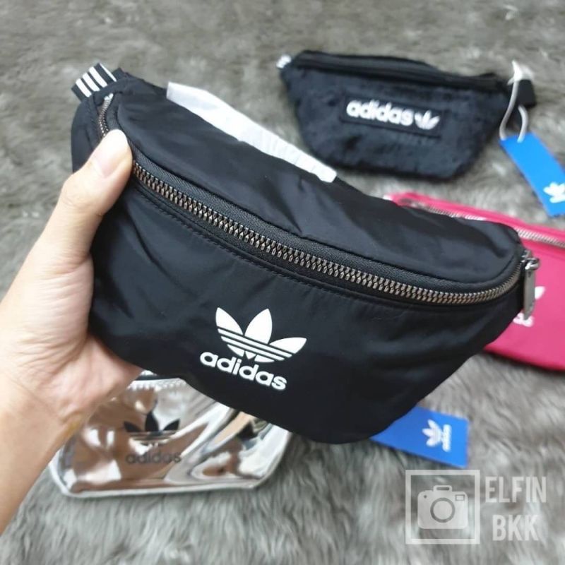 แท้ 💯 Adidas Bum bag กระเป๋าคาดอก คาดเอว อดิดาส สีดำ ใบเล็ก