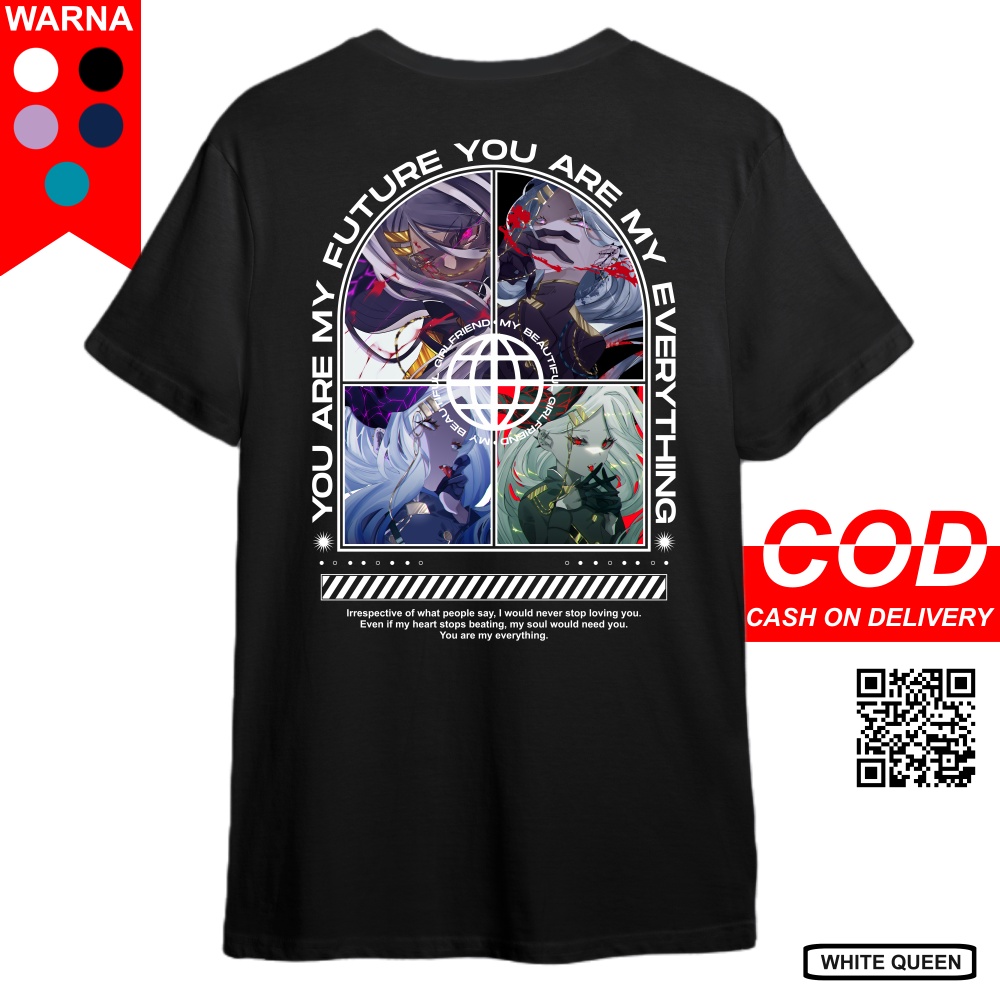 STORASAKI HINA BLUE ARCHIVE STREETWEAR เสื้อยืด - เสื้อยืด DISTRO สําหรับผู้ชายและผู้หญิง ANIME & GA