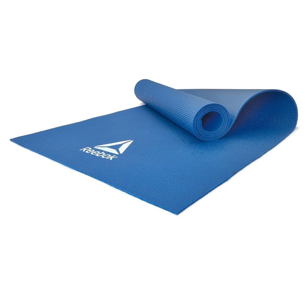 โยคะและพีลาทิส เสื่อโยคะ REEBOK หนา 4 มม. สีน้ำเงิน อุปกรณ์ออกกำลังกาย กีฬาและฟิตเนส Yoga Mat REEBOK- 4mm (Blue)