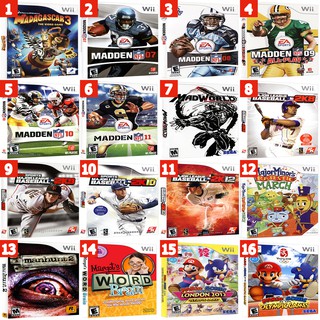 แผ่นเกมส์ Wii : รวมเกมส์มาให้เลือกเล่นชุดที่ 26 (DVD)(สำหรับเครื่องแปลงแล้ว)