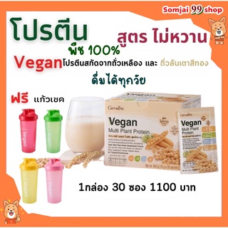 โปรตีนพืช กิฟฟารีน สูตร ไม่หวาน วีแกน มัลติ แพลนท์ โปรตีน Vegan Multi Plant Protein Giffarine เวย์โปรตีน