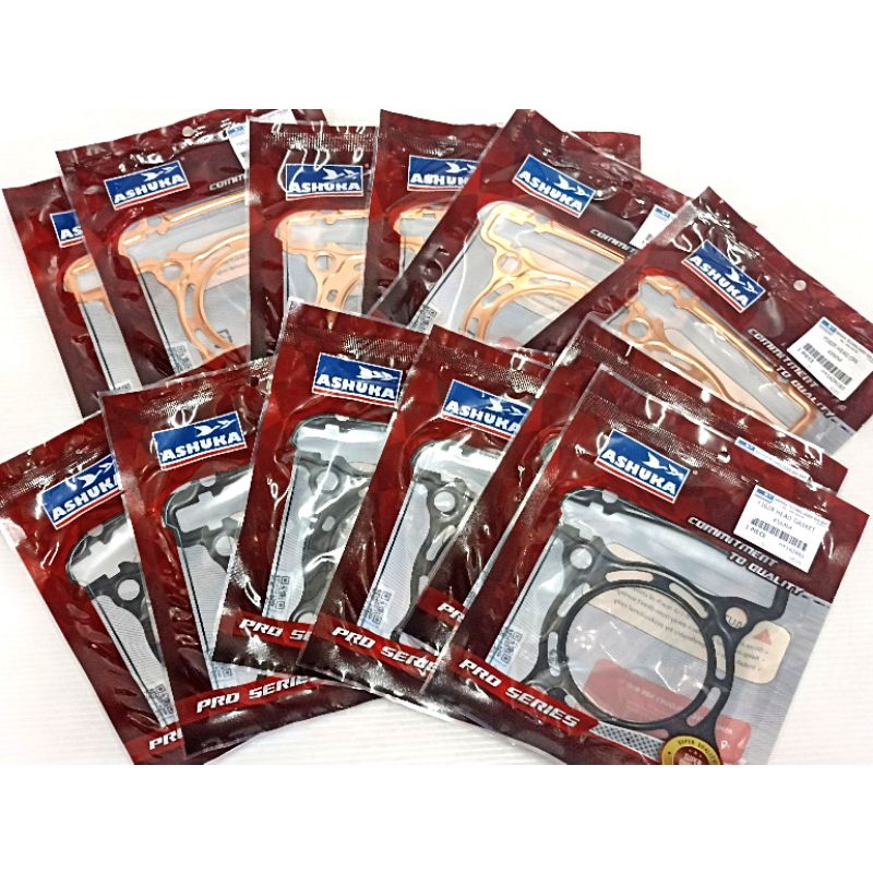 ASHUKA Y16ZR R15 NVX155 HEAD GASKET COOPER & IRON STD 58/60/62/63/65/66=5.6 = 5.76882e-08~