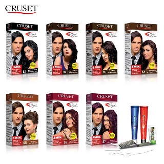 Cruset Hi-Speed Hair Color ครีมย้อมผม ครูเซ็ท ไฮ-สปีด ไฮสปีด สีย้อมผม ปิดผมขาว 1 นาที