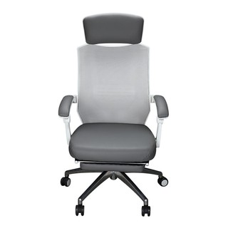 Office chair OFFICE CHAIR FURDINI JASPER WA341 NET/PU GREY Office furniture Home &amp; Furniture เก้าอี้สำนักงาน เก้าอี้สำนั