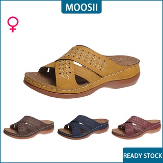 Moosii Perempuan Selipar Wanita รองเท้าแตะ 4 สี ขนาด: 35-43 MS929 Reday